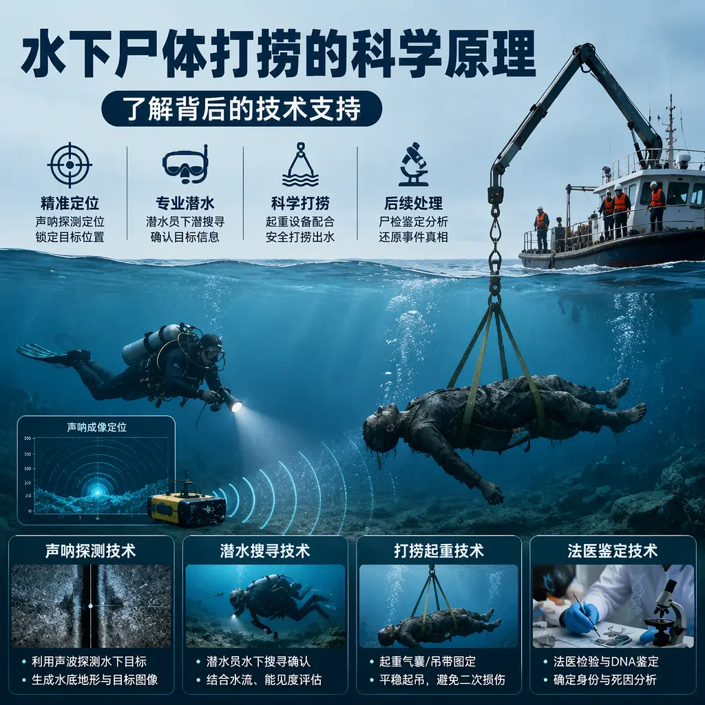 东方水下尸体打捞的科学原理，了解背后的技术支持